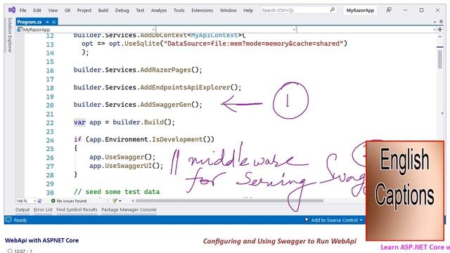 Configuring and Using Swagger to Run WebApi | Web Api with ASPNET Core