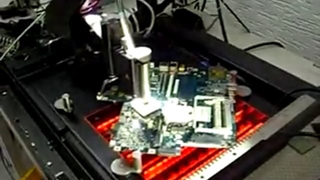 пайка BGA микросхемы.avi смотреть онлайн