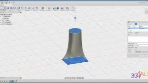 AUTODESK FUSION 360.  ВКЛАДКА CREATE инструмент LOFT. на русском