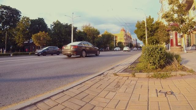 2K Ростов-на-Дону. САДОВАЯ.  Соборный. Парк Им. М. Горького. Звуки улиц. ЛЕТО. ASMR