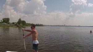 Тест надувной доски SUP Gladiator 10.6. KiteTeam