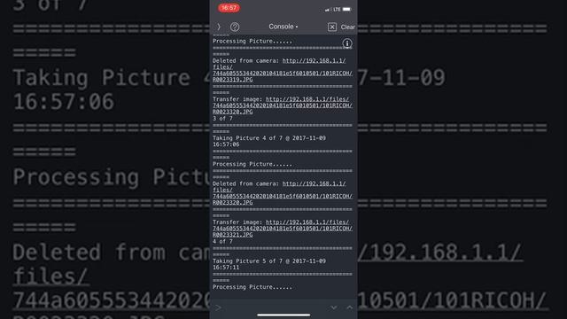 Controlling Theta S with iPhone and Pythonista