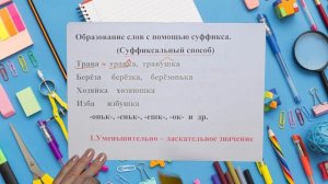 Суффикс (часть 1) | 5 класс