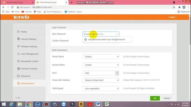 How To Change Tenda Router Admin Password  Tenda  Set 192 168 0 1 password