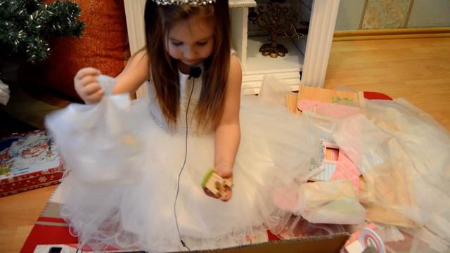 #Dollhouse #КУКОЛЬНЫЙ ДОМИК! wooden house с мебелью!!! ПОДАРКИ ДЕДА МОРОЗА! смотреть онлайн