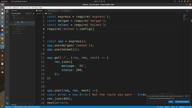 [Part 2] Node js and Express rest api project with authentication 2022