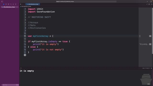 MASTERING SWIFT - Collections : Array смотреть онлайн