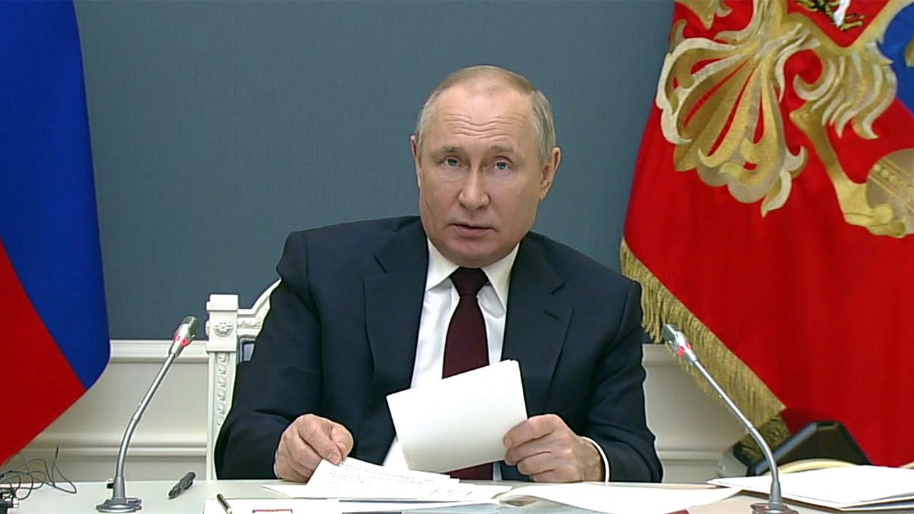 Владимир Путин на климатическом саммите выступил с обращением к лидерам ведущих государств