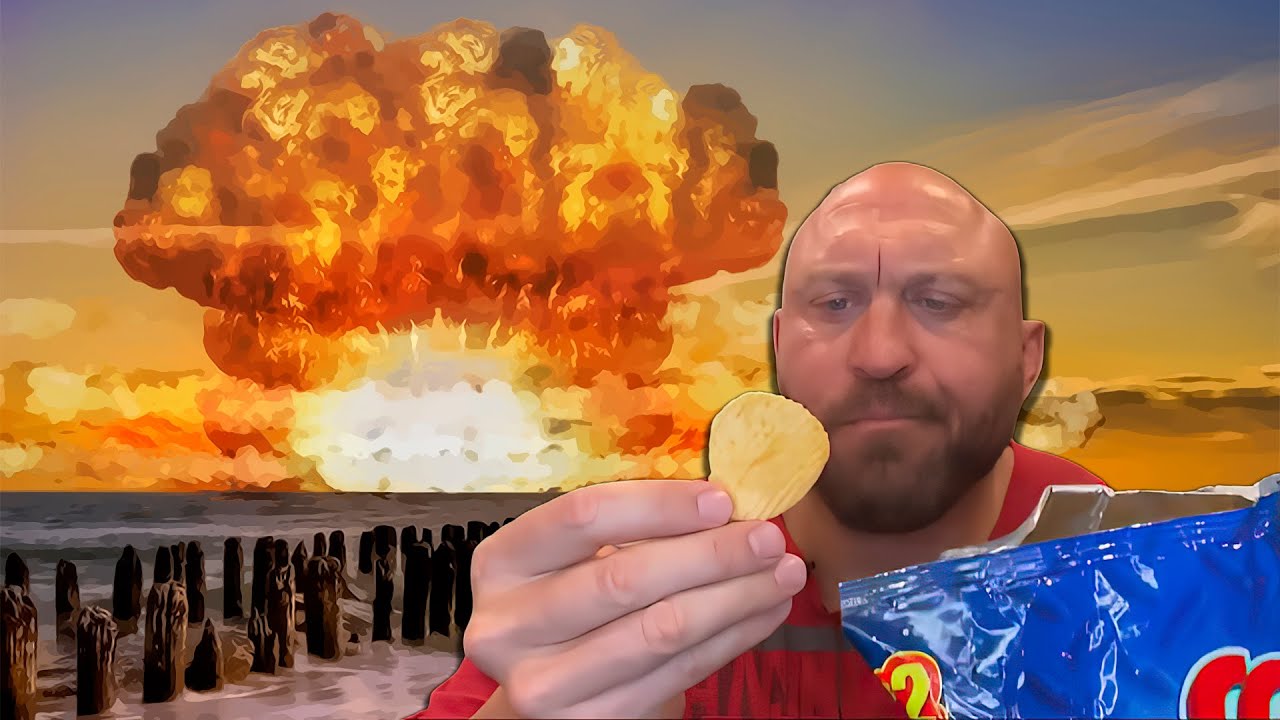 Мем мужик ест