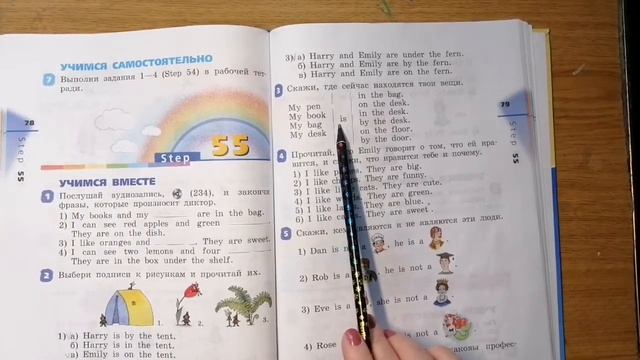 Часть 2/Урок 55/Step 55/_Английский язык 2 класс "Rainbow English 2” О.В.Афанасьева