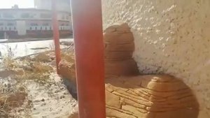 Искуственные камни и дерево из арт бетона.