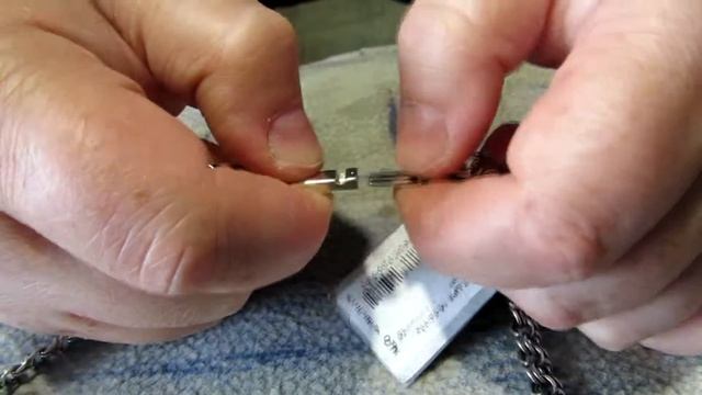 Серебряная чернёная цепь " Бисмарк" / Обзор цепочки смотреть онлайн