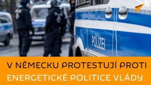 V německém Zwickau protestují proti energetické politice vlády a antiruským sankcím