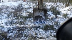 Экскаватор. Работа с лесом и брёвнами