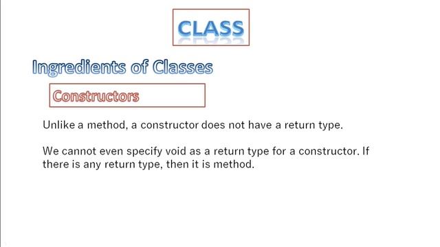 Java Lecture-5 Classes and Objects