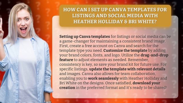 How Can I Set Up Canva Templates for Listings and Social Media with Heather Holliday & Bri White? смотреть онлайн