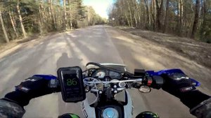 Замер Максимальной скорости по GPS на Racer Panther 250 после замены цепи и звёзд!