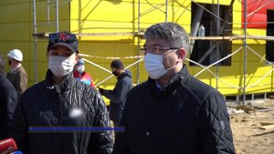 Готовят луки и стрелы. Спортсмены и глава Бурятии оценили строящийся лукодром.