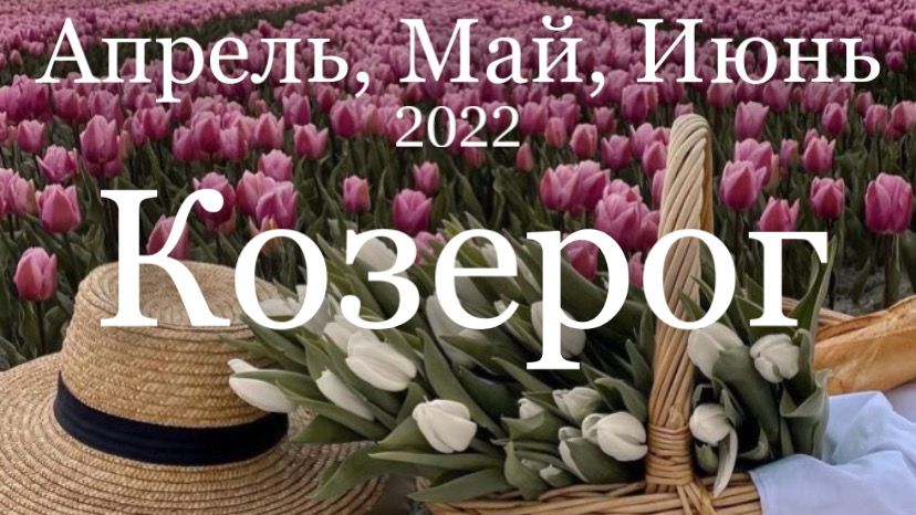 Козерог Апрель, Май, Июнь 2022