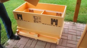 Улей-лежак на 24 рамки из пеноплекса.