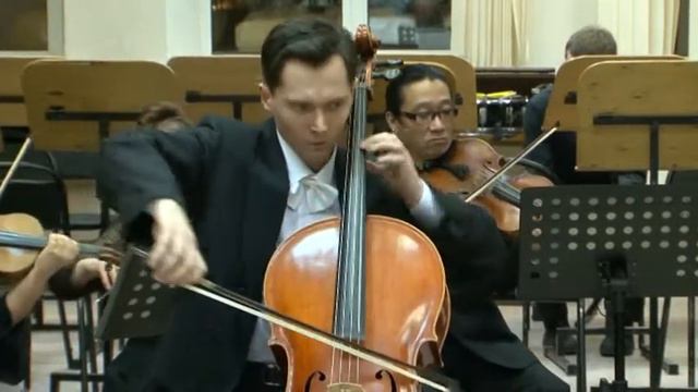 Eugene Prokoshin plays Tournier Nocturne with "Cantus firmus" orchestra (HQ Video). смотреть онлайн