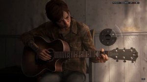 The Last of Us 2  - Элли играет на гитаре в финале (ellie plays the guitar in final)