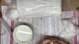 Ватная игрушка на ёлку Неваляшка/Неваляшка для коллекционера