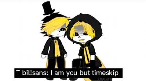 Bill!sans meet his timeskip bill!sans //ft error404!sans \\ |Sans au/undertale au|
