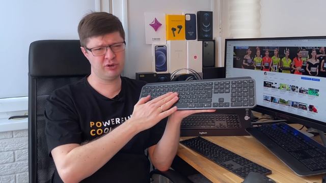 Обзор Logitech MX Keys: светящаяся беспроводная клавиатура-универсал смотреть онлайн