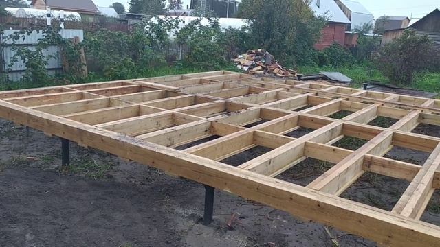 Каркасный дом 6x6. Начало. смотреть онлайн