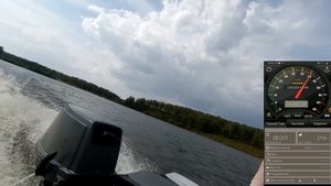 SUZUKI DT 15 Первый выход на воду.