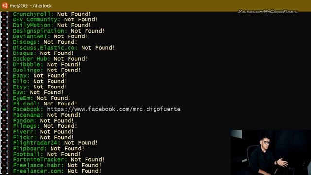 CÓMO ENCONTRAR CUENTAS DE REDES SOCIALES en 3 SEGUNDOS USANDO SHERLOCK смотреть онлайн