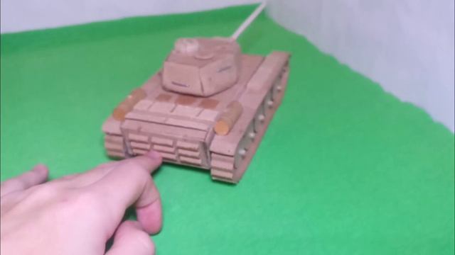Танк т 44 из картона с рабочей ходовой смотреть онлайн