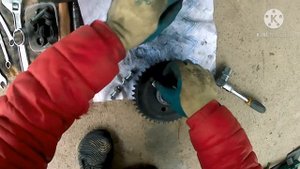 Ремонт задней звезды на Минск 125