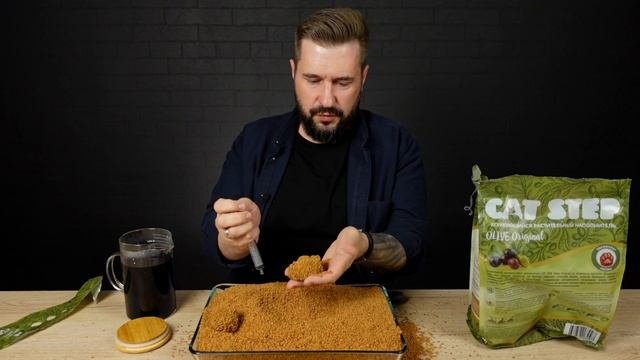 Обзор и тест наполнителя Cat Step Olive Original | Комкующийся растительный наполнитель для лотка