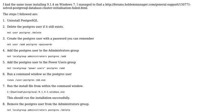 Databases: PostgreSQL: The database cluster initialization failed (5 Solutions!!) смотреть онлайн