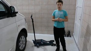 Домкрат Forsage T830031BS (3т) - лучший домкрат! Подставки и противооткатные упоры.Крутим колеса)))