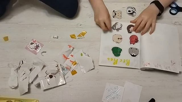 Распаковка бумажных пакетиков