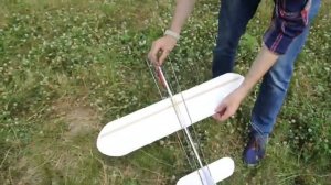 Как сделать ракетный двигатель на сахаре. Запускаем ракетоплан. #olofly