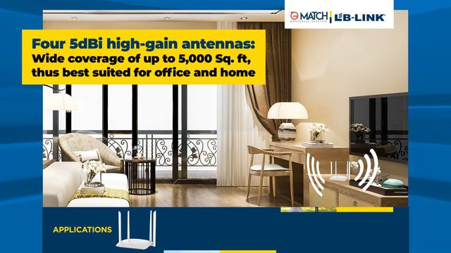 MATCH LB LINK 4G Router with Sim Card & WAN Port | Up to 300Mbps | 32 Devices | 3 Years Warranty
