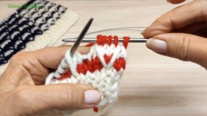 ЛЕНИВЫЕ ГАЛОЧКИ, ЛЕНИВЫЙ ЖАККАРД. Узоры спицами.