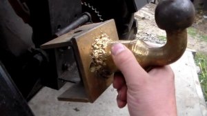 Прицепное устройство на минитракторе-мотоблоке для автомобильного прицепа