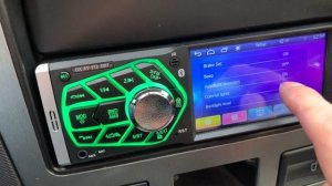Камера заднего вида в магнитолу 1DIN на Ford Mondeo 3
