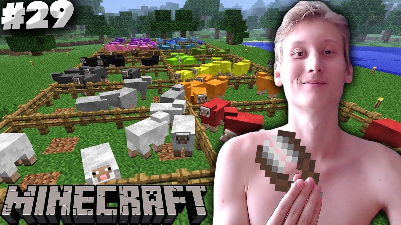 ЗАЧАРОВЫВАНИЕ ПРЕДМЕТОВ,ВЗРЫВ КРОВАТИ В АДУ,ФЕРМА ОВЕЦ►ПРОХОЖДЕНИЕ MINECRAFT 1.19.1►#29