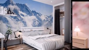 3д обои в интерьере спальни: идеи дизайна