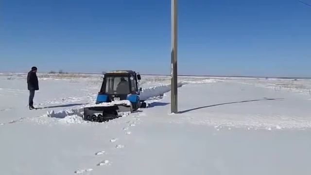 Самодельный снегоротор
