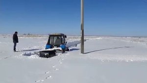 Самодельный снегоротор