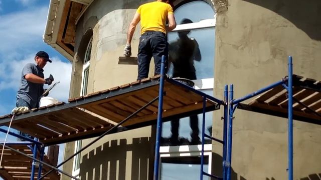 Готовим фасад для декоративной штукатурки смотреть онлайн