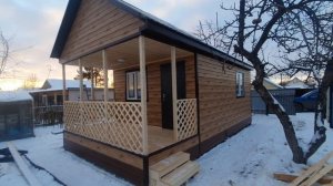 Дачный дом 4х8м