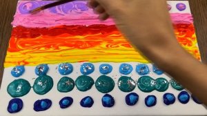 Рисование с помощью кондитерских пакетов: Как легко нарисовать пейзаж акрилом